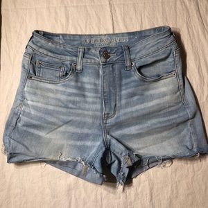 Juniors Jean shorts distressed